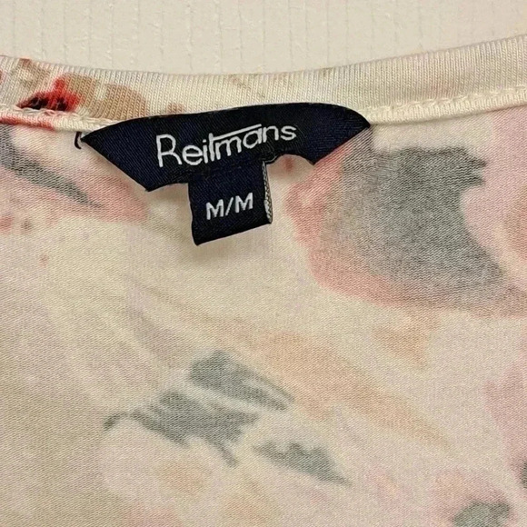 ❤️ Reitmans Abstract Print Top Medium Colourful - Picture 4 of 12